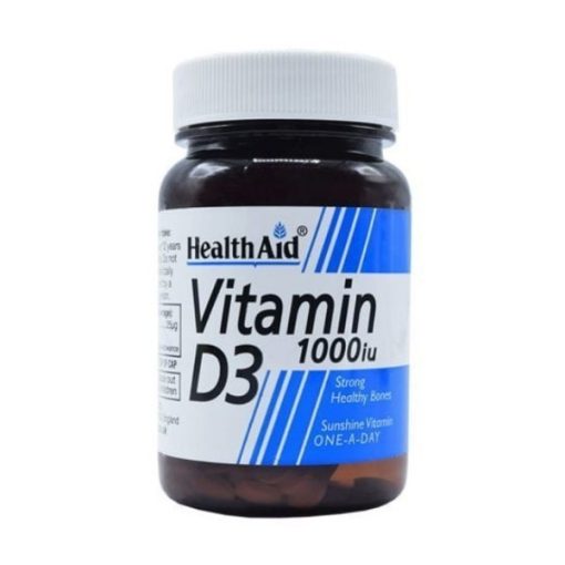 قرص ویتامین D3 هزار واحد هلث اید