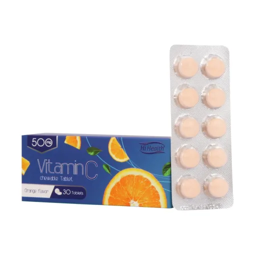 قرص‌جویدنی ویتامین C۵۰۰‌های هلث