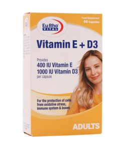 کپسول ویتامین E+D3 یوروویتال