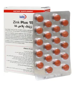 قرص زینک پلاس یوروویتال 15mg